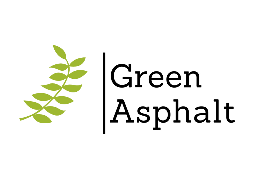 green asphalt