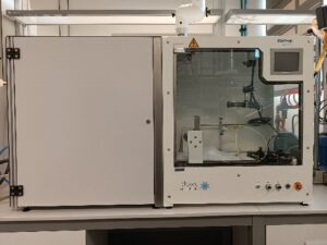 Cámara de electrospinning Doxa Microfluidics Start-up